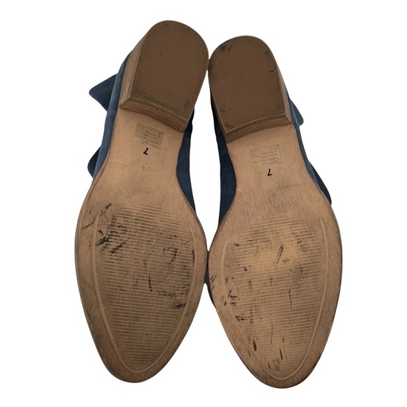 Seychelles Blue Snare Side Zip Block Heel Ankle Boots Size 7 Women’s - Picture 9 of 9